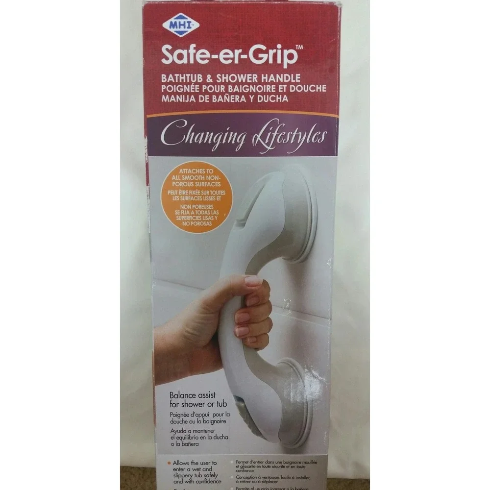NEW Changing Lifestyles Safe-er-Grip Bathtub & Shower Handle Safety Model 40524